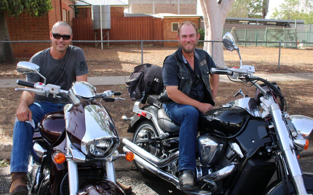 Gunnedah's Matt Wise and Adrian MacDougall will be among those who head out on the first ride this month.