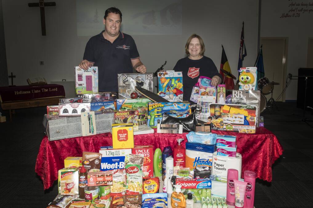 Christmas has always been a hectic time for the Gunnedah Salvos as they divvy up donations and deliver them to families in need.