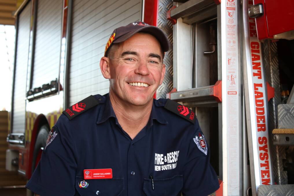 Jeremy Gallagher has been with the Gunnedah brigade for a year.