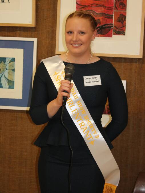 Georgia Foley also won Gunnedah's showgirl competition in 2019.