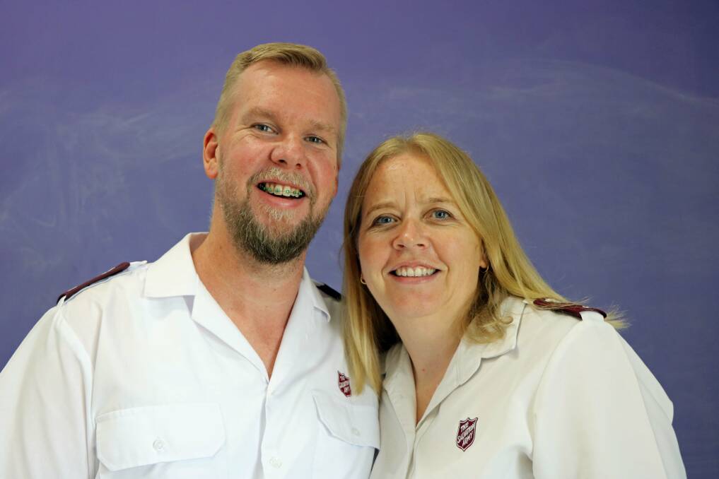 Major Zane Haupt and Leftenant Marika Haupt are preparing to move to Darwin. Photo: Vanessa Hohnke