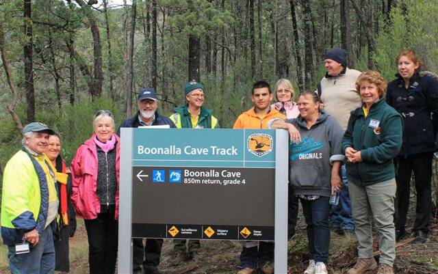 DISCOVERY: Walkers explore the Boonalla Cave Track just out of Gunnedah.