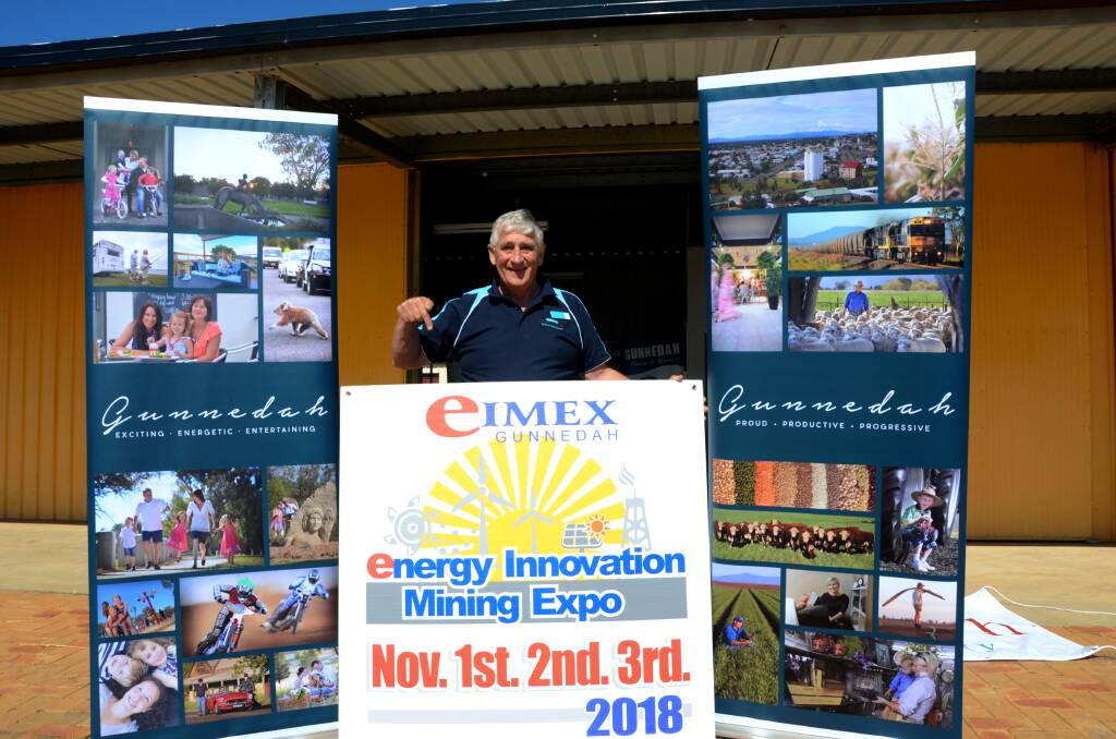 EIMEX committee chairman Rob Hooke in 2018 when the Gunnedah Show Society event was first launched.