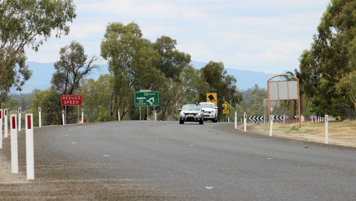 Seven hundred metres of the Oxley Highway in Gunnedah has been resurfaced.
