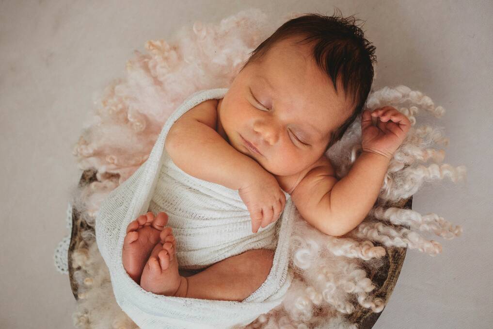 PRECIOUS BUNDLE: Alexa Grace Mackay was born on October 26. Photo: Rach E Photography