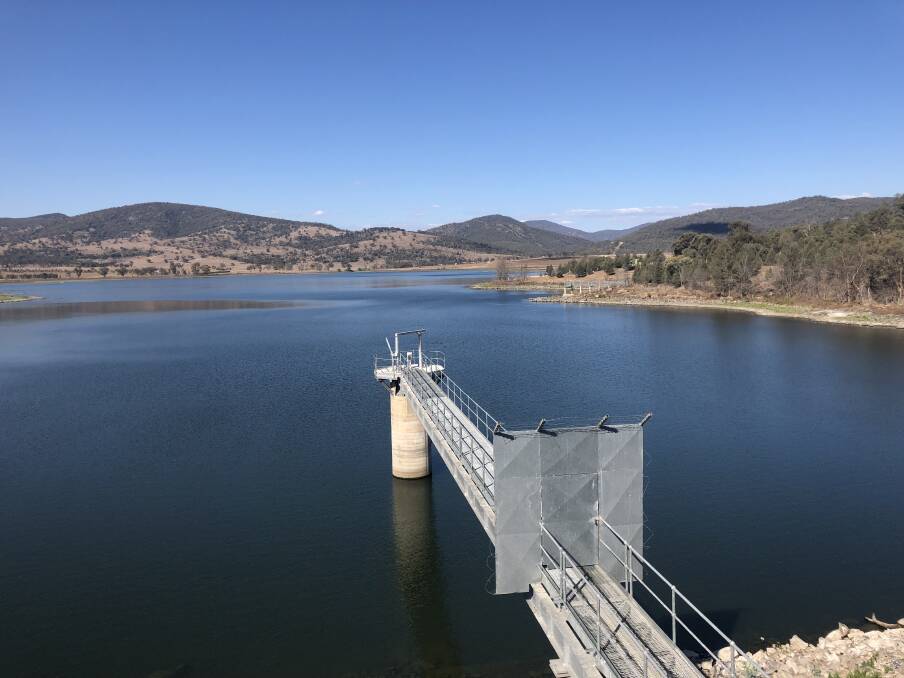 The water level in Quipolly Dam continues to drop. There has been no inflow since 2016. Photo: supplied