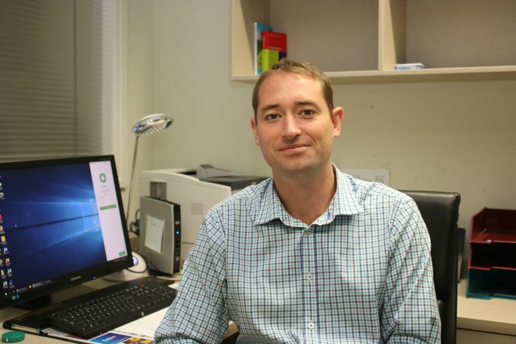FIRST DAY: Doctor Patrick Carter has moved to Gunnedah from Crescent Head to work at Mackellar Rural Health Centre. Photo: Vanessa Höhnke