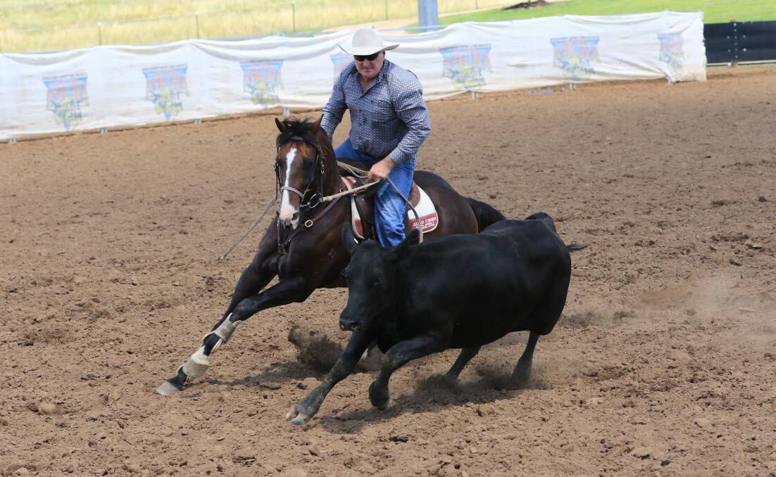 Gerald O'Brien competing in the 2018 National Finals at ALEC Tamworth. Photo: ABCRA