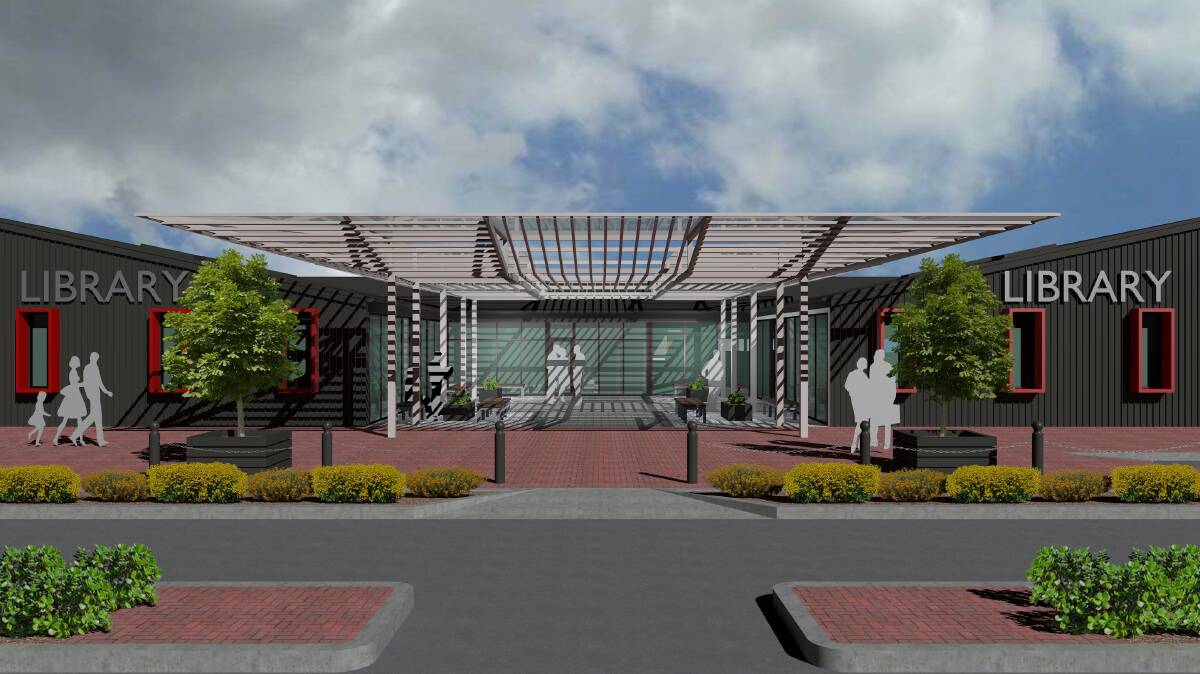 READY: Artistic impression of Quirindi's new library. Photo: Supplied