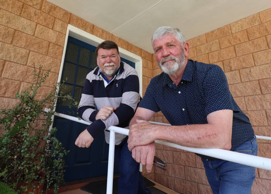 FUTURE: Inverell's Presbyterian Church pastor Peter Barber and Grace Church pastor Paul Hattingh are members of a steering committee which has given their blessing for Carinya Christian School to set up camp here. Photo: Jacinta Dickins