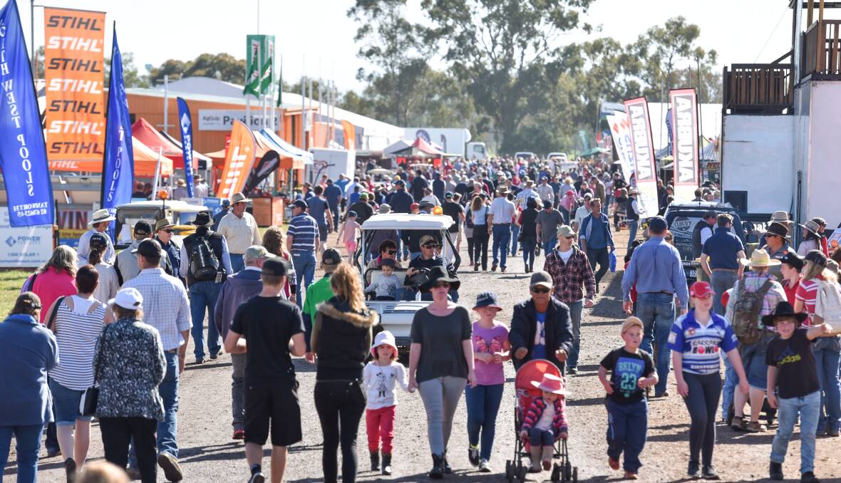 PACKED HOUSE: More than 100,000 visitors visited are expected in Gunnedah for AgQuip later this year. Photo: Gareth Gardner 