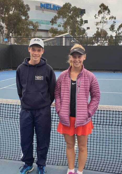 SMASH HIT: Vitorio Sardinha and Anna Bishop soak up the experience of the December Showdown in Melbourne. Photo: Supplied 