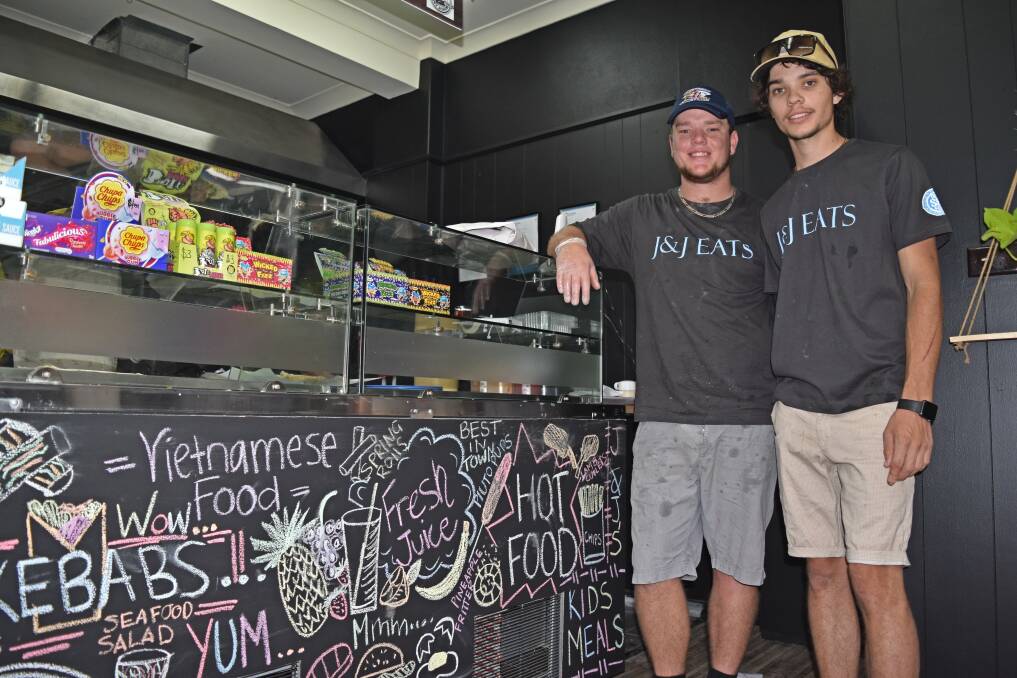 OPEN FOR BUSINESS: Jake and Jaren Vigor are giving their new businesses J&J Eats everything they have. Photo: Ben Jaffery 