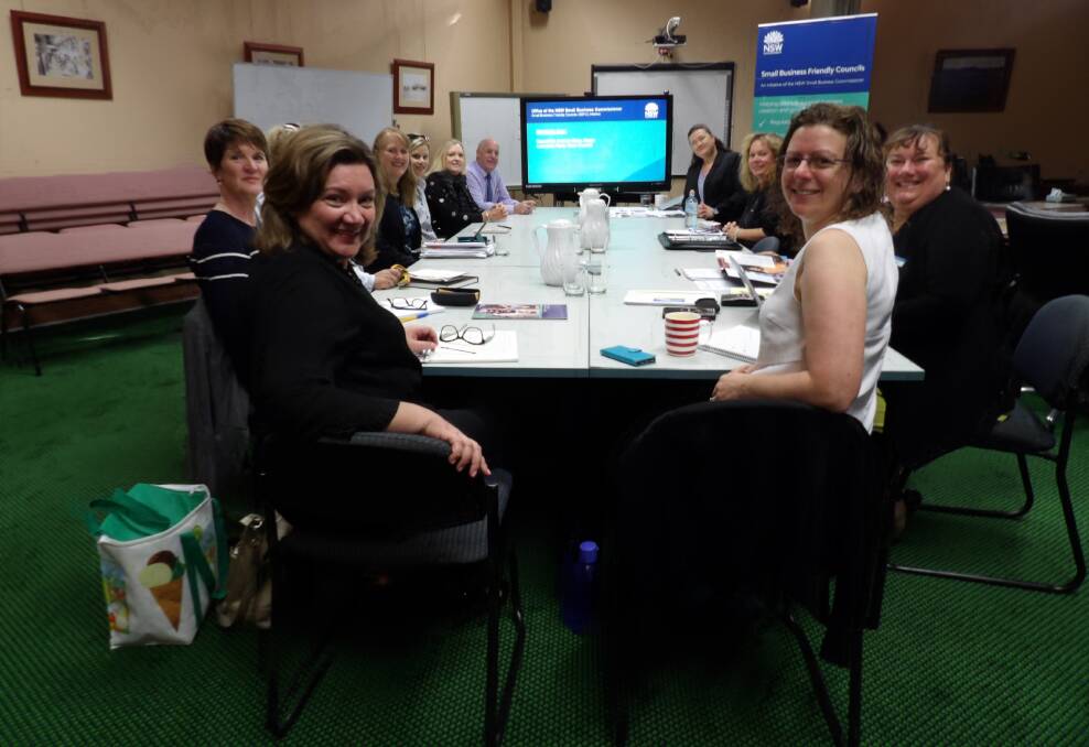 WORKING TOGETHER: Councillors join together at the recent local business workshop hosted by LPSC. Photo: Supplied 