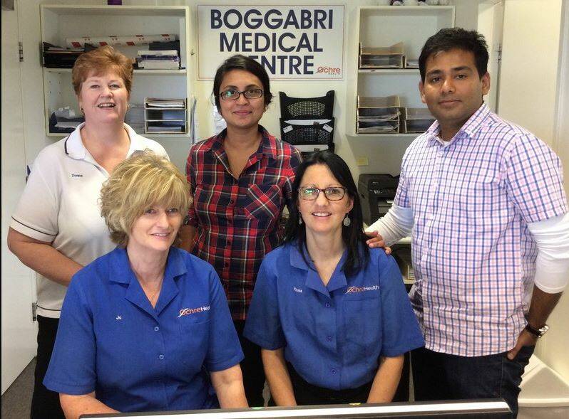 HERE TO HELP: The staff from Ochre Medical Centre Boggabri are encouraging locals to be vaccinated before flu season kicks off. Photo: Supplied 