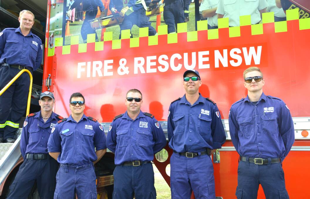 SUCCESS: The team from Gunnedah Fire and Rescue 314 put on a great event in Gunnedah over the weekend. Photo: Billy Jupp 