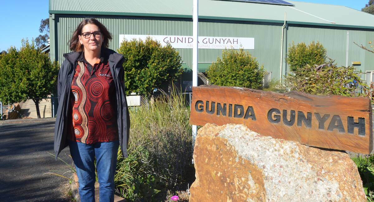 OVER THE LINE: Gunida Gunyah CEO, Jane Bender, is pleased to see the company's donation help bring the Royal Far West healthy kids bus to Gunnedah. Photo: Billy Jupp
