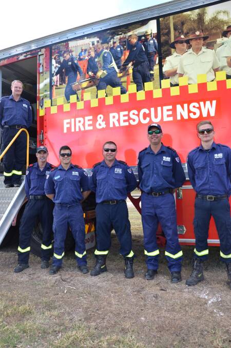 FIRED UP: Firefighting crews from around NSW are preparing to take part in the Regional Fire and Rescue Championships in Gunnedah this weekend. Photo: Billy Jupp 