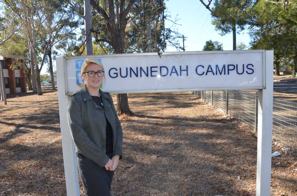 WARM WELCOME: Ashleigh Foster has joined the Gunnedah TAFE campus team. Photo: Billy Jupp  