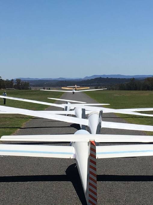 READY TO GO: The Lake Keepit Soaring Club is preparing to host the National Club and Sports Class Championships from December 31 to January 11. Photo: Supplied by Lake Keepit Soaring Club 