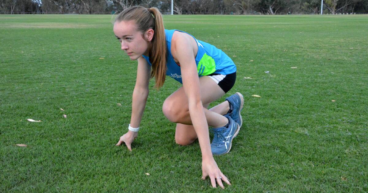FOCUSED: St Mary's College student Yasmin Thomas will represent her state at the Australian All Schools Championships. Photo: Jessica Worboys 