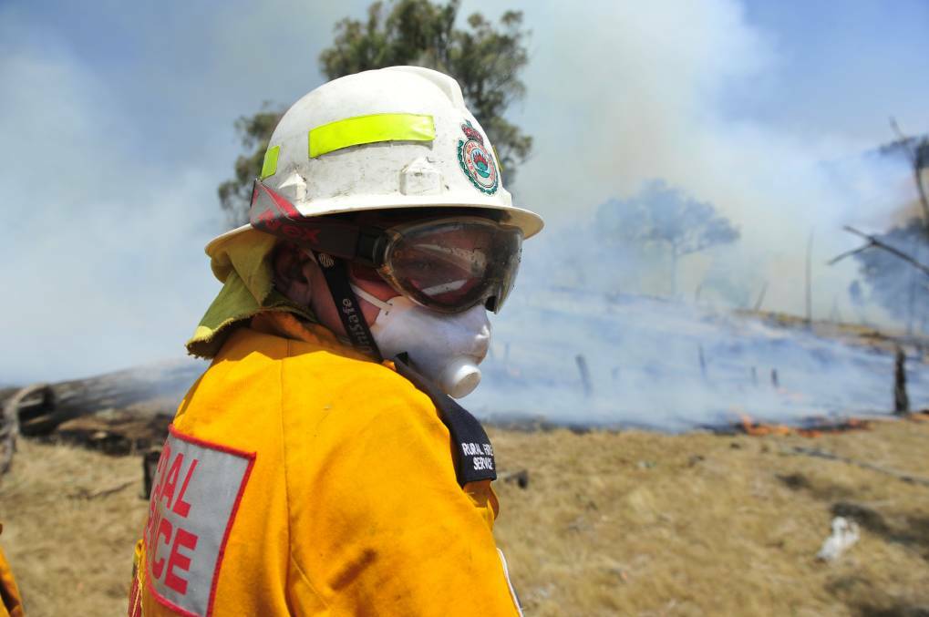 FIRE READY: NSW Rural Fire Service crews have been kept busy in recent days thanks to a number of fires being caused by lightning strikes. 