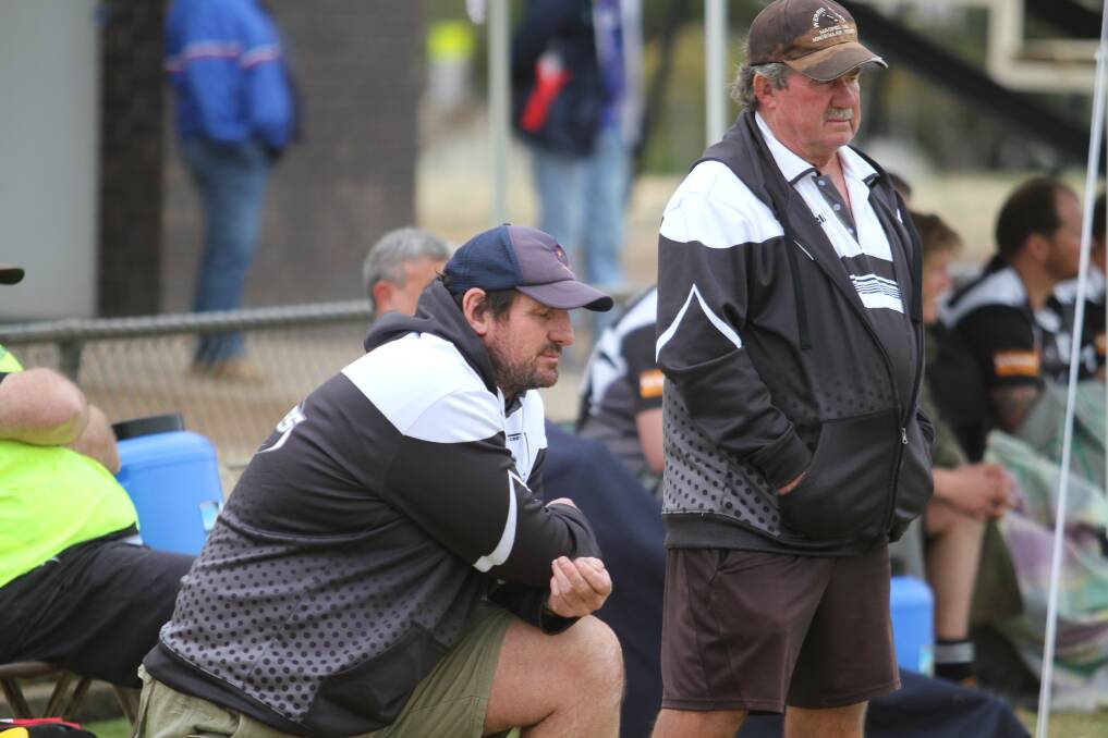 LEADING THE WAY: Werris Creek Magpies co-coach Ron Dellar (left) is calling for a pre-season competition ahead of the 2019 Group 4 season. Photo: Mark Bode