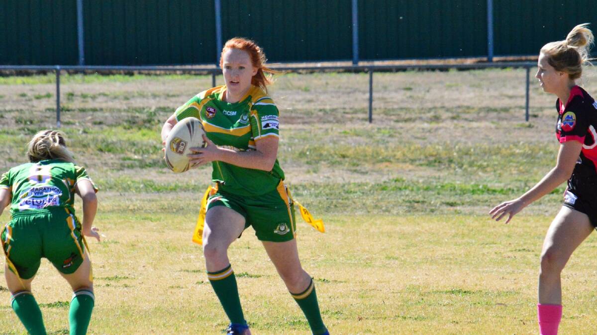 FIRED UP: The Boggabri Roos are eager to battle it out in the Group 4 women's nines competition. Photo: Sue Haire 