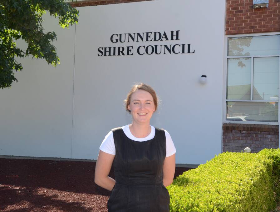 CELEBRATIONS: Gunnedah Shire Council's Lauren Mackley is excited to celebrate the Queen's Baton Relay's arrival in Gunnedah on January 31. Photo: Billy Jupp