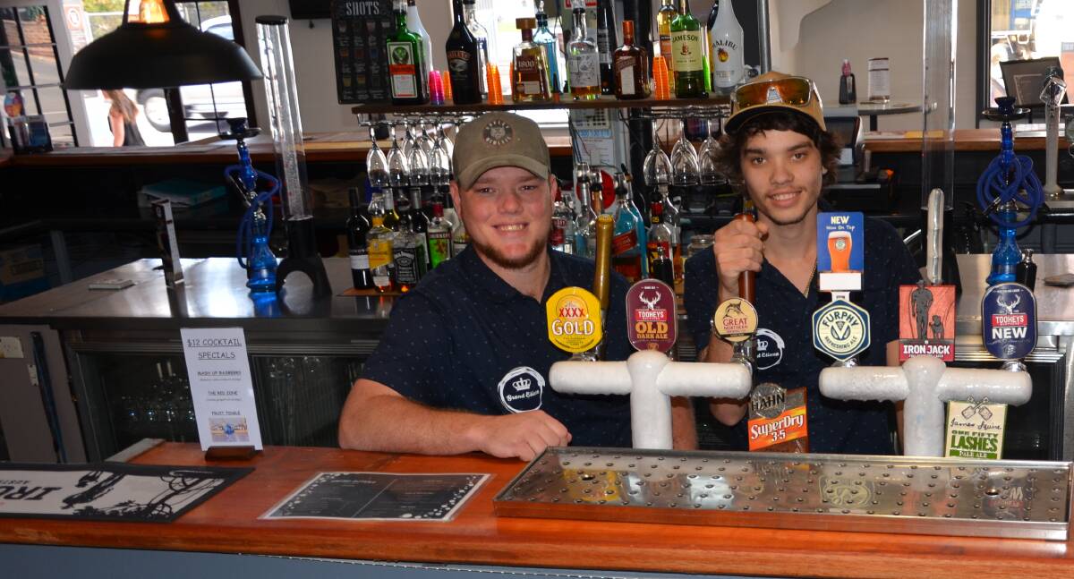 DREAM COME TRUE: Jake and Jaron Vigor are pursing their dream of owning a pub by recently opening Grand Elixxa. Photo: Billy Jupp 