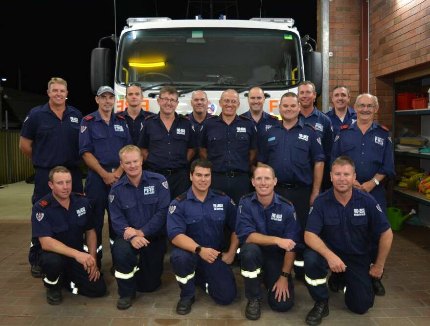 READY TO GO: The team from Gunnedah Fire and Rescue 314 are preparing to host the 2018 Fire and Rescue Championships in May. Photo: Supplied 