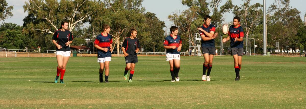READY TO GO: The group will prepare for May's country championships with the Red Devils Friday night sevens competition. Photo: Supplied