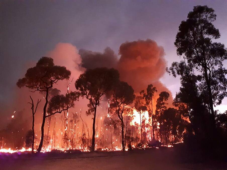 IN FULL SWING: Fires such as this one on Dandry Road in the Pilliga area captured by Matthew Tallbot have kept NSW RFS crews across the state busy. Photo: NSW RFS