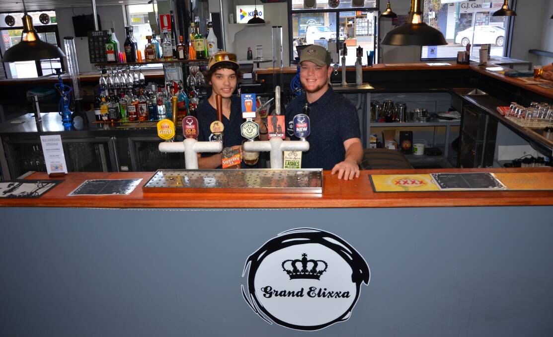 PROGRESS: Gunnedah's Jaren and Jake Vigor are celebrating after opening their second business in town this year. Photo: Billy Jupp 