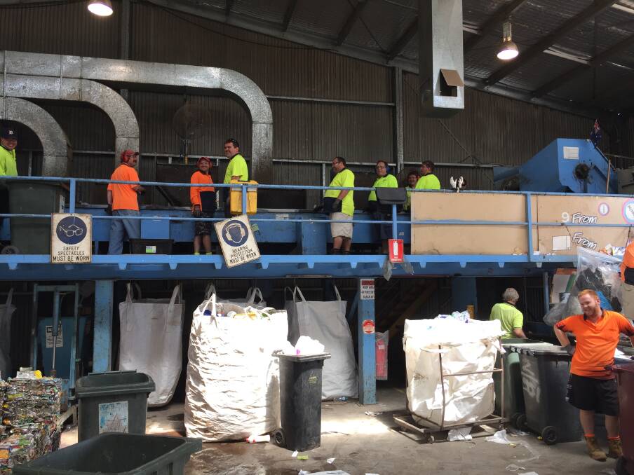 GREEN LIGHT: Workers at Gunnedah's Recyclit facility are set to benefit after council approved repairs to the site's roof. Photo: Billy Jupp 
