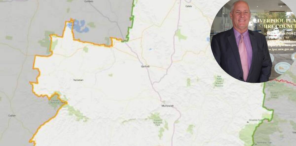 BORDERLINE: Liverpool Plains mayor Andrew Hope believes the council will be unlikely to make a submission regarding state government electoral boundaries. 