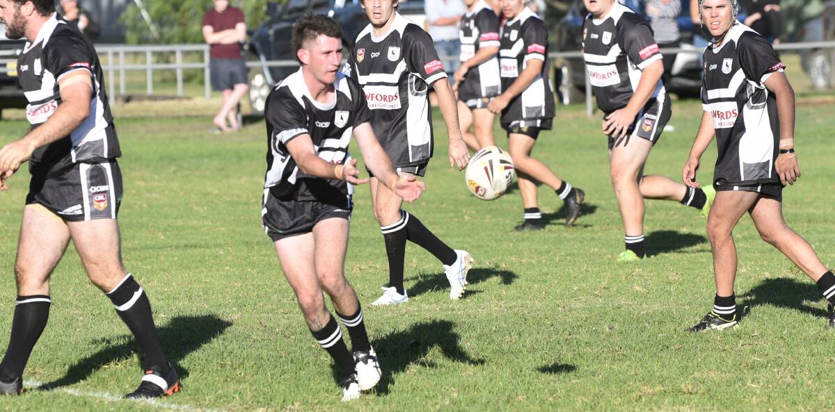 NEW HOME: Callum Hayne impressed during his first game for the Werris Creek Magpies. Photo: Billy Jupp 