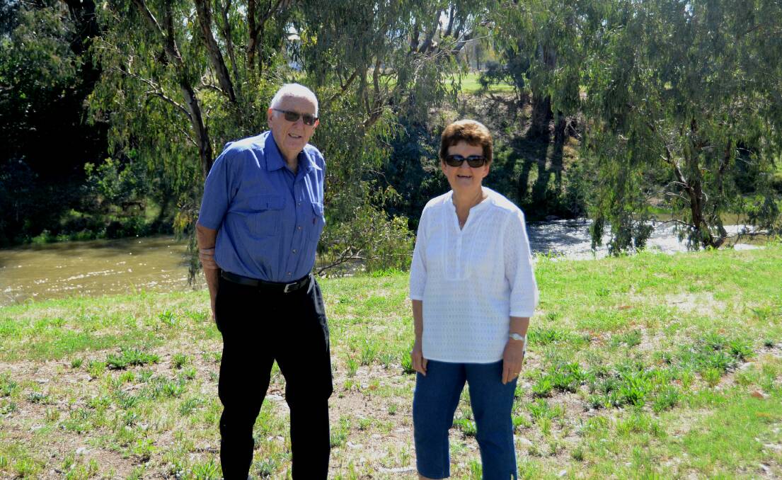 HOMETOWN HEROES: Ron McLean and Marie Hobson will be among 27 locals that will carry the Queens Baton through Gunnedah on January 31 ahead of the 2018 Commonwealth Games. Photo: Billy Jupp