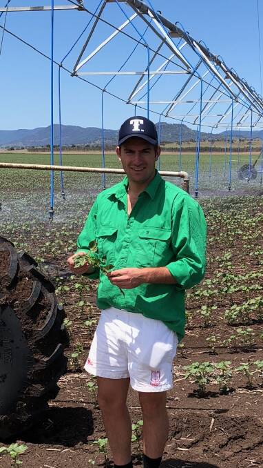 RURAL ACHIEVER: Spring Ridge's Jock Brownhill is one of eight finalists in the 2018 Royal Agricultural Society (RAS) NSW rural achiever awards. Photo: Supplied
