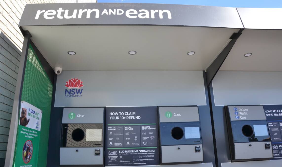 POPULAR DEMAND: Gunnedah's Return and Earn site has seen more than 1.3 million containers returned since the scheme began in December last year prompting calls for a second site to be installed. Photo: Billy Jupp 