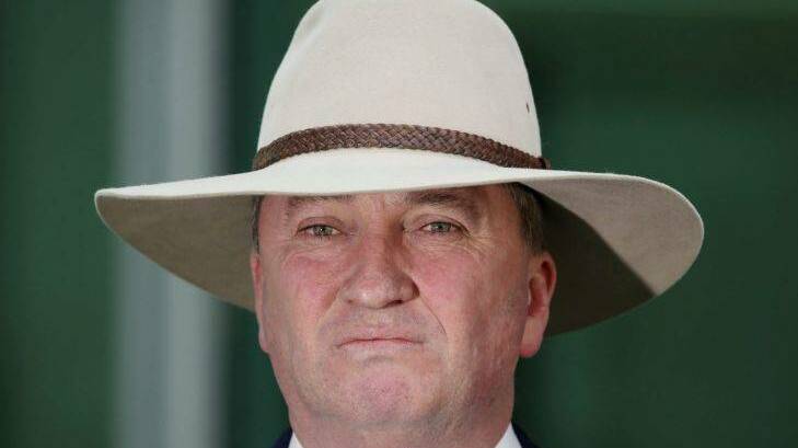 Barnaby Joyce: A "kwaussie". Photo: Andrew Meares