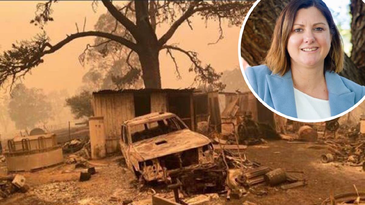Kirsty McBain, standing up bushfire victims'.