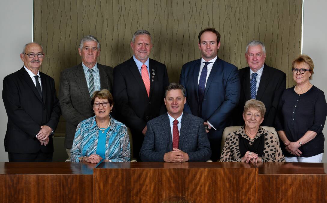 GUIDELINES: The current complement of Gunnedah shire councillors, whose meetings will soon operate under a new code of practice.