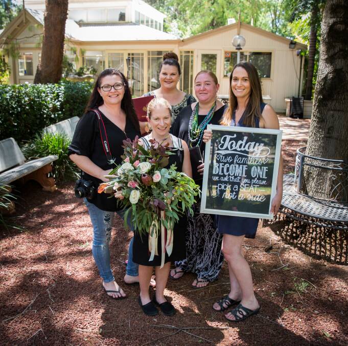 SPECIAL DAY: Katie Player, Eliza Fagan, Donna Pollock, Bec Wherritt and Candice Clifford are part of the giveaway. Photo: Carolyn Millet and Love Story Photography