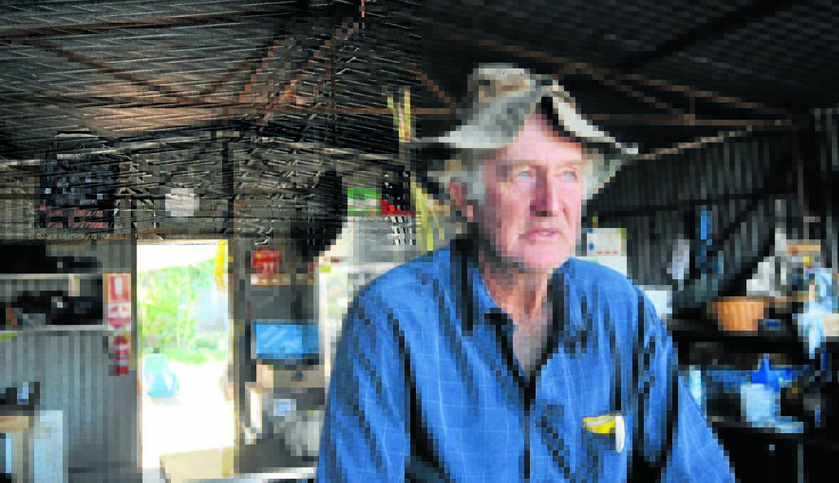 Cliff Wallace admits he's a stubborn bugger but says he has a duty of care to his cattle.
