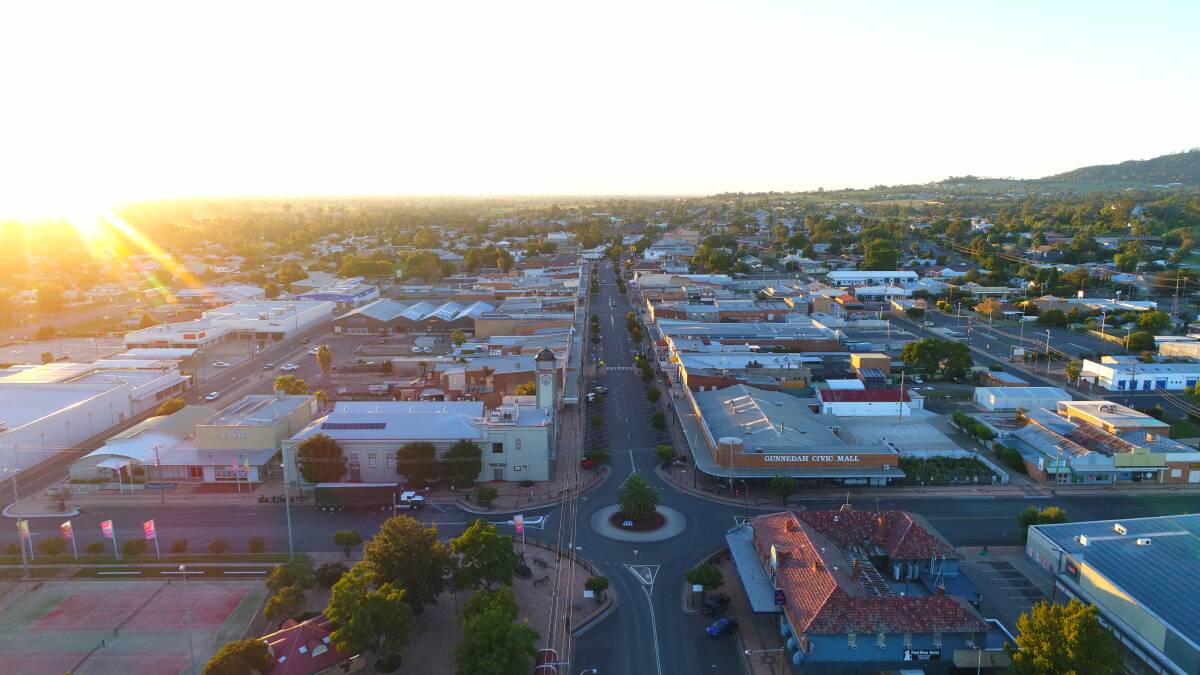 Conadilly Street in Gunnedah (pictured centre) will soon be part of a new smoke-free zone. Photo: Phil Thomas 