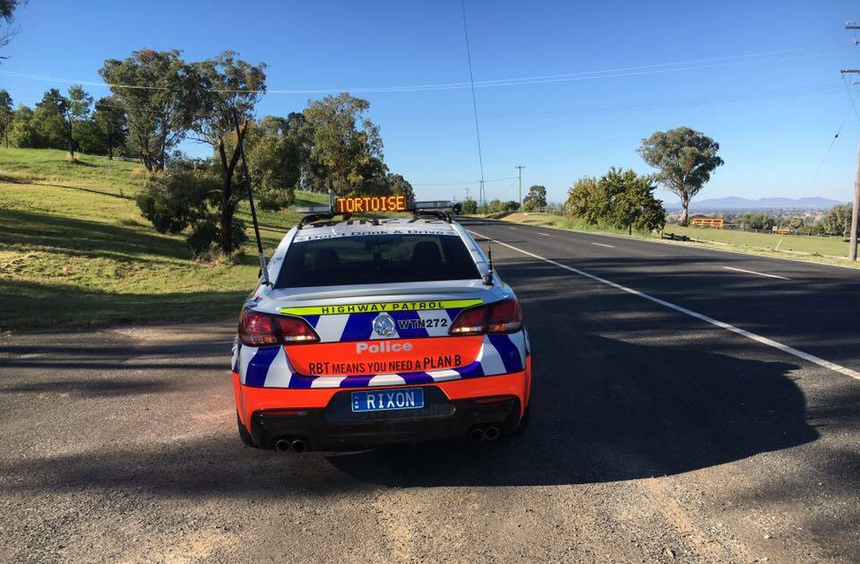 Safe arrival: NSW Police were out in force across the region at the weekend. Local police were generally pleased by the behaviour of motorists in Gunnedah shire.