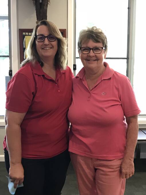 Jacinta Stanley and Ros McDonald took out the hotly contested Pink Ribbon Day in a three way countback.