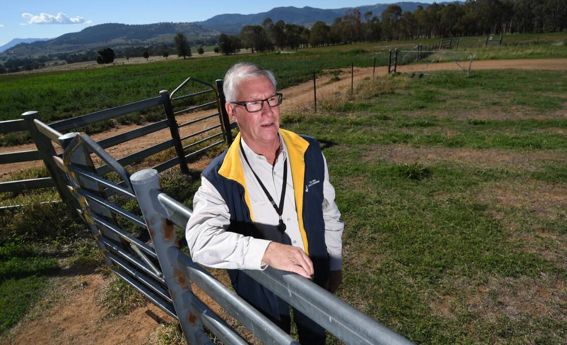 Pasture postulation: Agronomist Lester McCormick urges all producers to get up to speed on research, technology and trends at the upcoming Grasslands Conference in Gunnedah. Photo: Gareth Gardner 210519GGB02