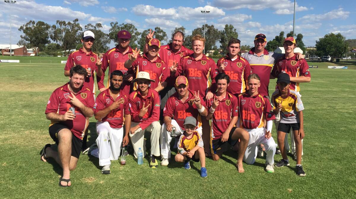TWO IN A ROW: Albion celebrate their win over Mornington in the second grade grand final. Photo: Supplied
